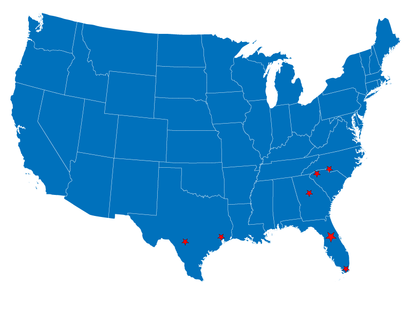 US-Map-with-Terminal-Stars